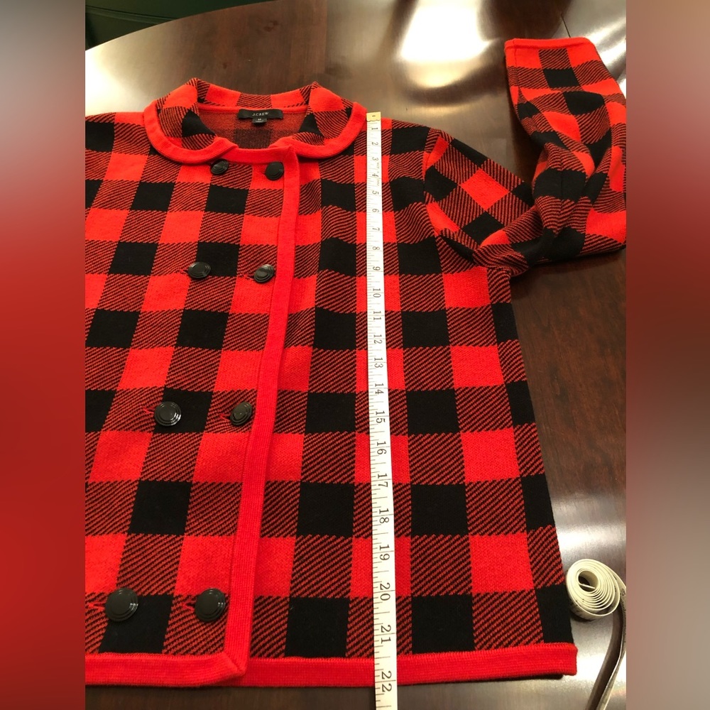 J. Crew Double Breasted Sweater Jacket - Picture 10 of 14